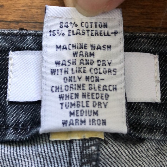 GAP Wide Leg Trousers Dark Blue Wash Size 12 Regular - Picture 6 of 7